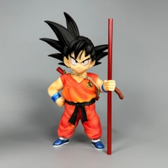 Mô Hình Songoku kid cầm gậy dáng đứng - Cao 20cm - Nặng 300gram - No Box - Figure anime Dragon ball