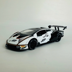 Mô Hình xe lambogini trắng đua tỉ lệ 1:24 Hợp kim có thể mở cửa - bánh sau chạy cót - Dài 22cm - cao 5.5cm - nặng 800gram - Figure Oto - FULL BOX : box màu - SKU : oto404 - n3-k8-t5-s1