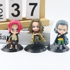Mô hình OnePiece Bộ 6 luffy ace benbeckman shanks yasoop marco - Cao 8-11cm - nặng 300gram- Figure OnePiece - No Box N3-K48-T2-S3