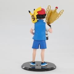 Mô Hình Pokemon Satoshi cầm cúp bản nhỏ - Cao : 19cm - Nặng : 200gram - Figure pokemon - Bọc Túi - Hộp Màu - N1-K38-T1-S5