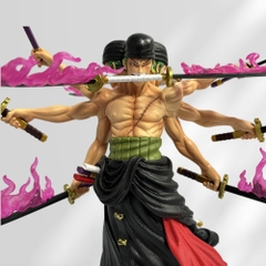 Mô Hình OnePiece Zoro Asura 3 đầu 6 tay dáng đứng siêu ngầu - Cao 40cm Nặng 760gram - Figure OnePiece - Hộp Carton ( G - 5 )