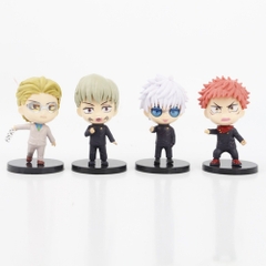 Mô Hình đồ chơi - JUJUTSU KAISEN bộ 7 nhân vật chú thuật hồi chiến Cao 10cm Nặng 400gram - No Box - Bọc túi OPP - N3-K43-T1-S3
