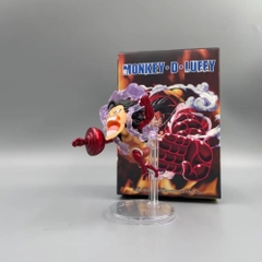 Mô hình OnePiece Bộ 5 Luffy gear 4 trạng thái Snack man - Cao 9-10cm - nặng 300gram - Phụ kiện : Đế - Figure One Piece - Bọc Túi - Hộp Màu : N3-K44-T3-S2