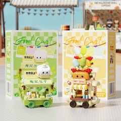 ( Giá 1 con - Bộ 6 con - Đặt Số Lượng 6 ) Bộ Lắp Ghép Xe Đẩy Bán Hàng. SKU: LG-S38 (VAT 001-11-11)- K128-T3-S5