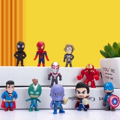 Mô Hình avenger bộ 26 siêu anh hùng - Cao 4cm - Nặng 200gram - No Box - Bọc Túi Opp