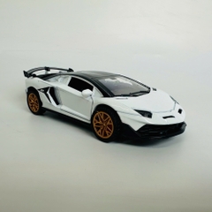 Mô Hình xe Lambogini trắng 1:32 Hợp kim có thể mở cửa - bánh sau chạy cót - Dài 15cm - cao 4cm - nặng 500gram - Figure Oto - FULL BOX : box màu - SKU : oto414 n3-k1-t2-s2