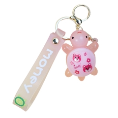 móc khóa rùa hồng nhạt - Dây móc dài : 10cm - Mô Hình Cao : 6cm - Nặng : 50gram - No Box : bọc túi OPP N3-K16-T6-S3