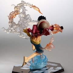 ( Hàng Đẹp) Mô hình Luffy gear 2 haki hàng đẹp đế có chữ - Bộ Fzero - ONE PIECE - No Box - F - 14