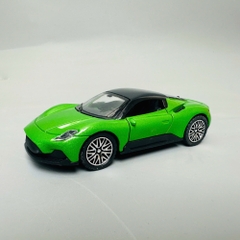 Mô Hình xe Maserati xanh lá 1:36 Hợp kim có thể mở cửa - bánh sau chạy cót - Dài 12cm - rộng 5cm - cao 4cm nặng : 200gram - FULL BOX : box màu SKU : oto310 - N3-K10-T5-S3