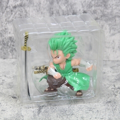Mô Hình OnePiece Zoro AI chibi trắng thái chiến đấu - cao 13cm - nặng 200gram - Full Box - Figure One Piece N1-K56-T5-S1