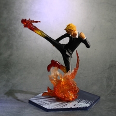 ( Hàng Đẹp ) Mô hình Sanji đế có chữ Cao 16cm - Bộ Fzero - One Piece - box màu - E - 14