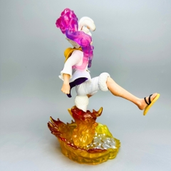 Mô Hình OnePiece Luffy gear 5 tai thỏ Đế Lửa siêu đẹp Cao 22cm - Nặng 500gram , Figure OnePiece - no box - N4-K5