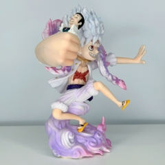 Mô hình OnePiece Luffy gear 5 trạng thái chiến đấu Kizaru - Cao 18cm - nặng 300gram - Figure One Piece - Hộp Màu -  N1-K52-T1-S2