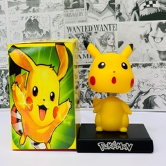 Mô Hình Pokemon Pikachu lắc đầu - Bộ lắc đầu - Có Box màu - N3-K25-T2-S1