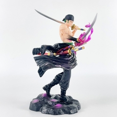 Mô Hình One Piece Zoro vác kiếm đầu quấn khăn - Cao 20cm - Nặng 500gram - Phụ kiện :  Kiếm - Figure anime One Piece - Bọc Túi Opp - No Box N1-K56-T2-S3