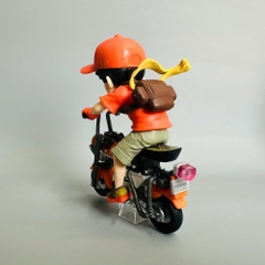Mô Hình One piece Luffy lái xe máy cao 12cm nặng 300g , Figure Onepiece - Hộp Màu - N1-K7-T3-S2
