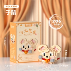 Combo 12 Mẫu lắp ghép 12 con giáp - Sku : LG-S2 - (VAT 001-16-50)