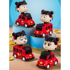 mô hình natra đi xe đỏ - cao : 12.5cm dài 9.5cm - Nặng : 300gram - figure natra - hộp màu n5