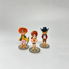 Mô Hình OnePiece bộ 9 nhân vật team luffy - cao 5-7cm - nặng 223gram - Figure One Piece - Bọc Túi Opp - No Box n3-st2