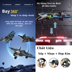 Đồ Chơi Máy Bay Điều Khiển Từ Xa F35  - Có Điều Khiển  - Dài 23.5cm - rộng 17.5cm - cao 5cm - nặng : 280gram - FULL BOX . SKU : DK-YH9898  ( VAT009-01-100 ) - K104-T2- blue , K104-T3-(K103-T3-S3,4) green