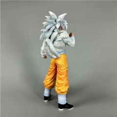 Mô Hình Songoku SSJ4 Tóc Trắng dáng đứng - Cao 30cm - Nặng 700gram - Box màu - Figure anime Dragon ball N1-ST16
