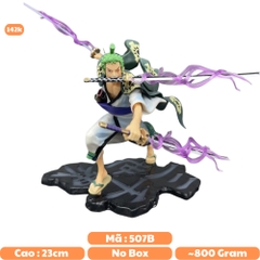 Mô hình đồ chơi - Zoro Wano mẫu mới 3 vòng hắc kiếm -  One Piece - No box - N4-K14