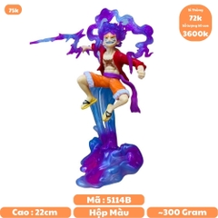 Mô hình đồ chơi - Luffy Gear 5 Nika đỏ bản có vũ khí cầm tay trạng thái chiến đấu cao 22 cm - OnePiece  - Có Hộp Đẹp - N4-K5