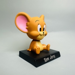 Mô Hình Chuột Jerry lắc đầu - cao 13cm - ngang 9cm - dọc 7cm - nặng 200gram + Có BOX - N3-K23-T4-S2