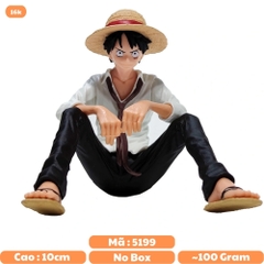 Mô hình OnePiece Luffy ngồi - Cao 10cm - No box - N1-K38-T2-S11