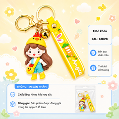 Móc khóa cô gái cô gái Cosplay 12 con giáp - SKU : mk28 - (VAT: MK001-5)