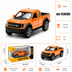 Xe thể thao nhiều màu sắc chất liệu hợp kim , tỉ lệ 1:36 : SKU : oto-YZ35150 ( Vat : 103-01-35 )