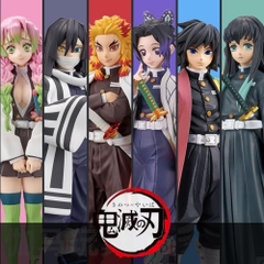 Mô hình Demon Slayer Thượng Tam Akaza - Figure Kimetsu No Yaiba - Vỏ Hộp màu