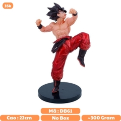 Mô Hình Goku cởi trần trạng thái chiến đấu - cao 22cm - nặng 300gram - DragonBall - No box - K29-T1-S8