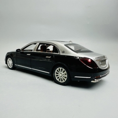 Mô Hình xe mẹc maybach đen xám tỉ lệ 1:24 Hợp kim có thể mở cửa - bánh sau chạy cót - Dài 21cm - rộng 9cm - cao 5cm - nặng : 1000gram - FULL BOX : box màu SKU : oto298 - K63-T3-S3