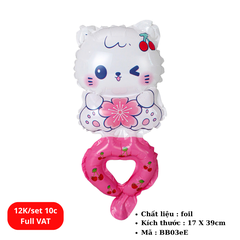 Set 10 Bóng bay đeo cổ tay - SKU : BB03eE -(VAT : 011-03-6) - K18-T1-S6