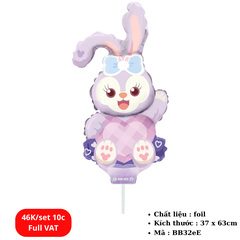 Set 10 chiếc Bóng bay dễ thương cho bé (có que cầm tay) - SKU : BB32eE - (VAT: 011-04-29*) - K1-T1-S8