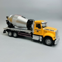 Mô Hình xe trộn bê tông tỉ lệ 1:24 Hợp kim có thể mở cửa - bánh sau chạy cót - Dài 25cm - rộng 7cm - cao 10cm - nặng : 500gram - FULL BOX : box màu SKU : oto270