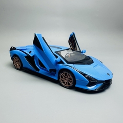Mô Hình Xe lamborgini xanh dương 1:24 Hợp kim - Có tiếng - đèn pha sáng - Dài 21cm - rộng 9cm - cao 5cm - nặng ~ 800gram - FULL BOX : box màu SKU : oto228 - N3-K7-T3-S4