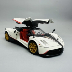 Mô Hình xe Pagani trắng tỉ lệ 1:24 Hợp kim có thể mở cửa - bánh sau chạy cót - Dài 21cm - rộng 9cm - cao 5cm - nặng : 1000gram - FULL BOX : box màu SKU : oto301 - K65-T4-S9