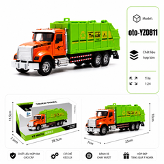 Xe Công Trình Đô Thị có nhiều kiểu dáng , chất liệu hợp kim , tỉ lệ 1:24 : SKU : oto-YZ0811 ( Vat : 103-02-50 )