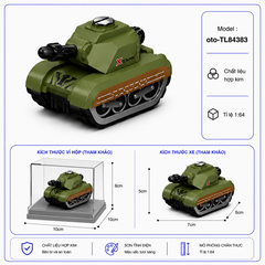Mô hình Xe Tăng bằng thép hợp kim , tỉ lệ 1:64 - SKU : oto-TL84383 - (VAT: 103-06a-30 )