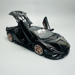 Mô Hình Xe lamborgini đen 1:24 Hợp kim - Có tiếng - đèn pha sáng - Dài 21cm - rộng 9cm - cao 5cm - nặng ~ 800gram - FULL BOX : box màu SKU : oto227 - N3-K6-T1-S2