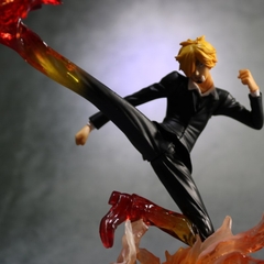 ( Hàng Đẹp ) Mô hình Sanji đế có chữ Cao 16cm - Bộ Fzero - One Piece - box màu - E - 14