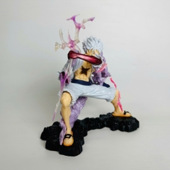 Mô Hình OnePiece Luffy gear 5 tcầm sét chiến đấu  - Cao 20cm - nặng 880gram - Phụ kiện đi kèm : 1 đảo đầu lâu trên mặt trăng có LED + 1 sét cầm tay , Figure OnePiece - Hộp Màu - N4-K5