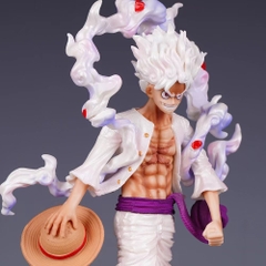 Mô Hình OnePiece Luffy gear 5 áo trắng dáng đứng 2 tay thay thế siêu đẹp Cao 23cm - Nặng 380gram , Figure OnePiece - Full Box