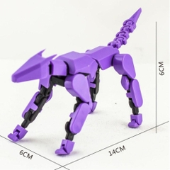 Bán 20 cái - Giá 11k 1 cái - Mô Hình Lắp Ghép Dummy chó 3D - chiều cao : 6cm  Chiều Dài : 14cm cân nặng : 100gram - No Box N1-T2