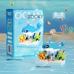 Combo 6 Mẫu lego  đại dương - Full Box - Sku : LG-S33 - (VAT 001-C6-60) - K106-T2-S9-10-11-12 (K95-T1-s5)