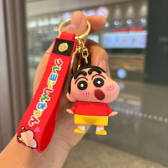 Móc Khóa shin ngơ ngác - Dây móc dài : 9cm - Mô Hình Cao : 7.6cm - Nặng : 50gram - No Box : bọc túi OPP -  N3-K62-T3- S3