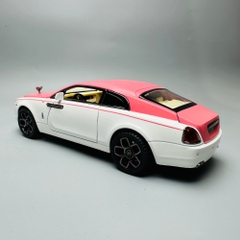Mô Hình Xe rolls royce sữa mui hồng 1:22 Hợp kim có thể mở cửa - bánh sau chạy cót - Có tiếng - đèn pha sáng - Dài 21cm - rộng 8cm - cao 6cm - nặng ~ 800gram - FULL BOX : box màu SKU : oto134 - N3-K8-T3-S2