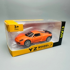 Mô Hình Ferrari màu cam - tỉ lệ 1:36 Hợp kim có thể mở cửa - bánh sau chạy cót - Dài 12cm - rộng 5cm - cao 4cm - nặng : 100gram - FULL BOX : box màu SKU : oto110 - N3-K3-T1-S2